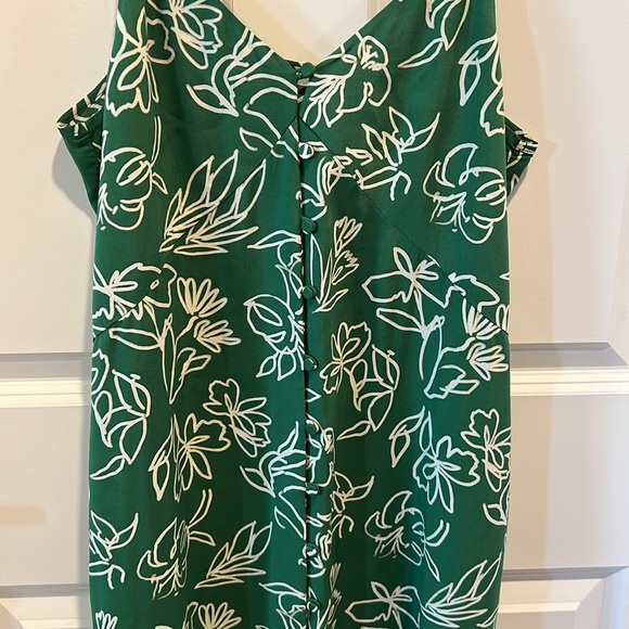 UniQlo button down camisole dress - Picture 3 of 4